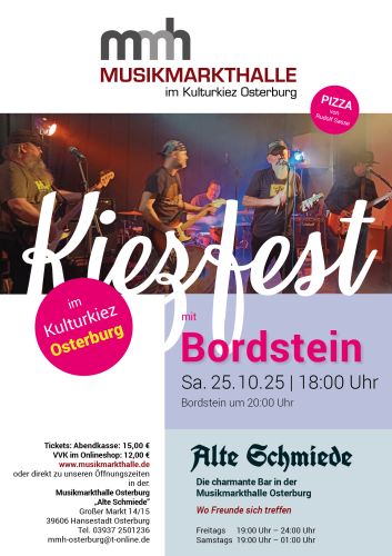 Tickets für Bordstein am 25.10.2025 - Karten kaufen